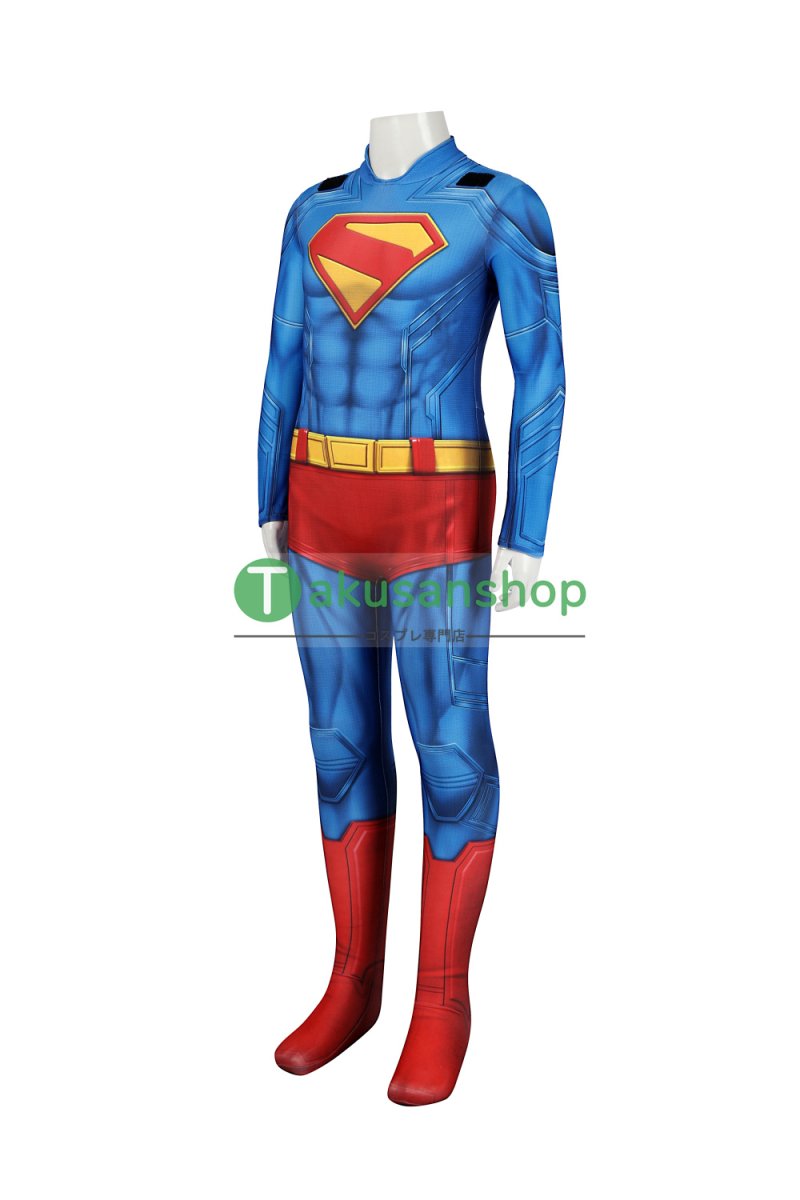 画像7: 子供向  Superman 2025映画 スーパーマン：レガシー クラーク・ケント 風 コスチューム コスプレ衣装 (7)