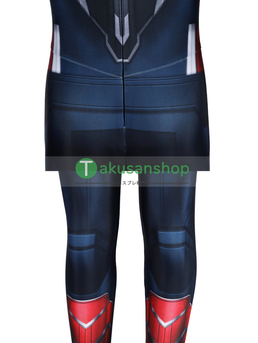 画像9: 子供向 キャプテン・アメリカ：ブレイブ・ニュー・ワールド サム・ウィルソン 全身タイツ 風  コスプレ衣装 コスチューム (9)