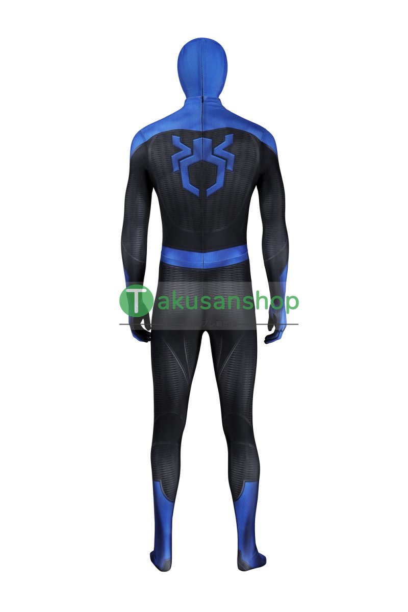 画像2: スパイダーマン 2 Spider-Man 2 ピーター・パーカー ニューブルー・スーツ 風 全身タイツ コスチューム コスプレ衣装 (2)