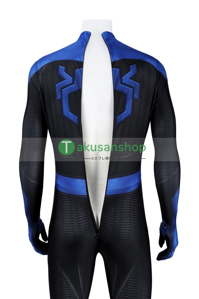 画像7: スパイダーマン 2 Spider-Man 2 ピーター・パーカー ニューブルー・スーツ 風 全身タイツ コスチューム コスプレ衣装 (7)