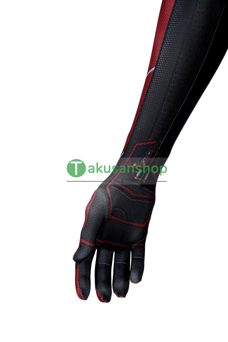 画像9: スパイダーマン 2 Spider-Man 2 マイルス・モラレス マイルズ 風 全身タイツ コスチューム コスプレ衣装 (9)