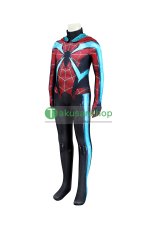 画像3: 子供向 スパイダーマン 2 Spider-Man 2 マイルス・モラレス マイルズ  風 全身タイツ コスチューム コスプレ衣装 (3)