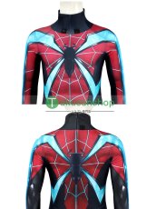 画像8: 子供向 スパイダーマン 2 Spider-Man 2 マイルス・モラレス マイルズ  風 全身タイツ コスチューム コスプレ衣装 (8)