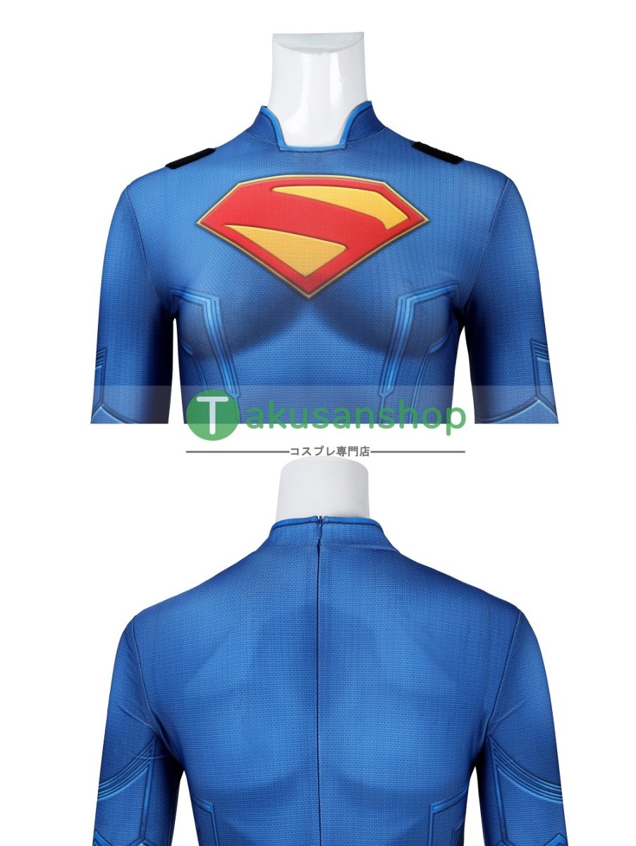 画像10: Superman 2025映画 スーパーマン:レガシー  スーパーガール Supergirl  風 全身タイツ コスチューム コスプレ衣装 (10)