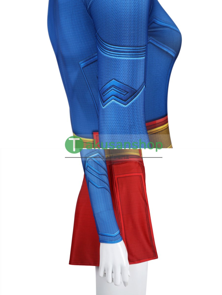 画像11: Superman 2025映画 スーパーマン:レガシー  スーパーガール Supergirl  風 全身タイツ コスチューム コスプレ衣装 (11)