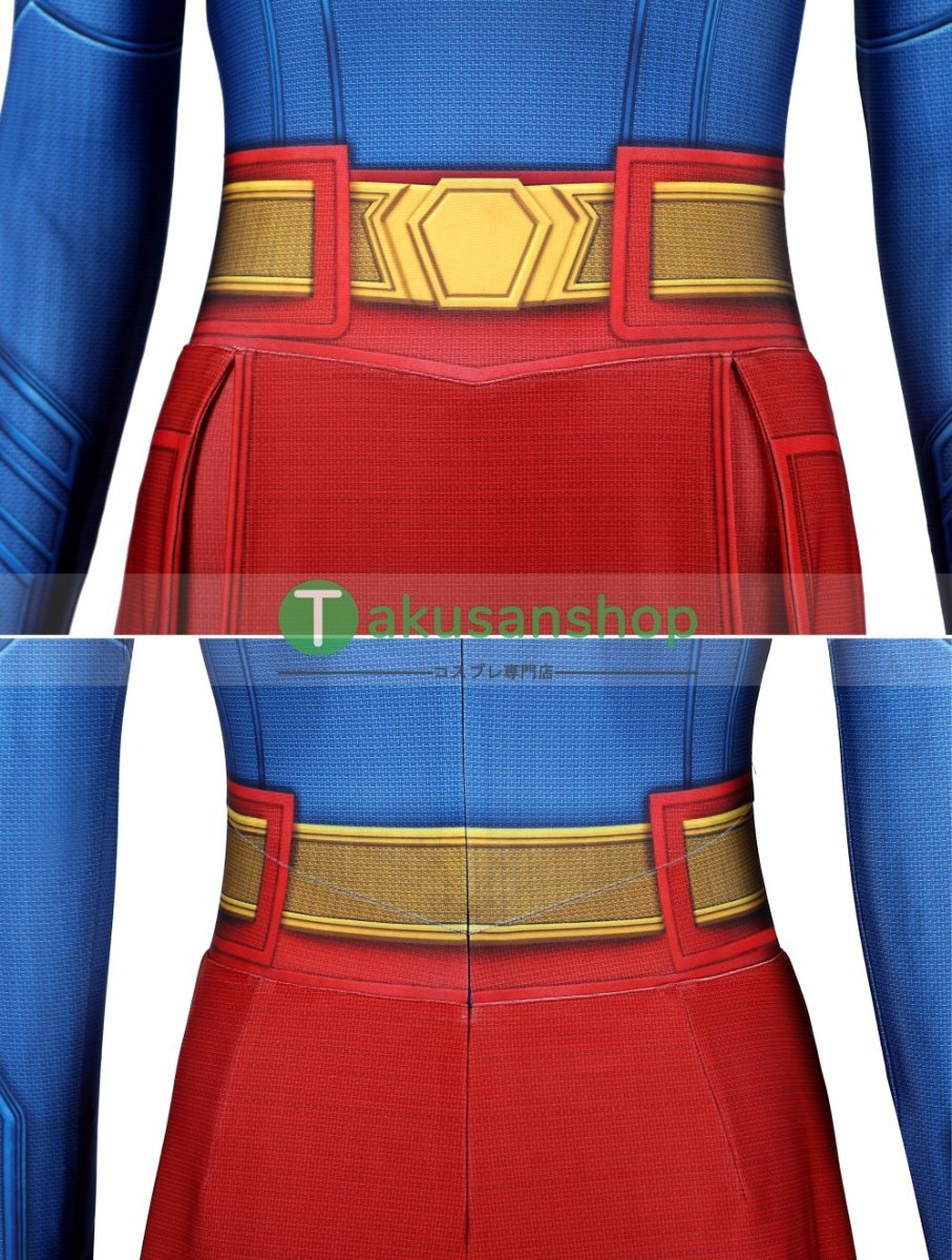画像12: Superman 2025映画 スーパーマン:レガシー  スーパーガール Supergirl  風 全身タイツ コスチューム コスプレ衣装 (12)