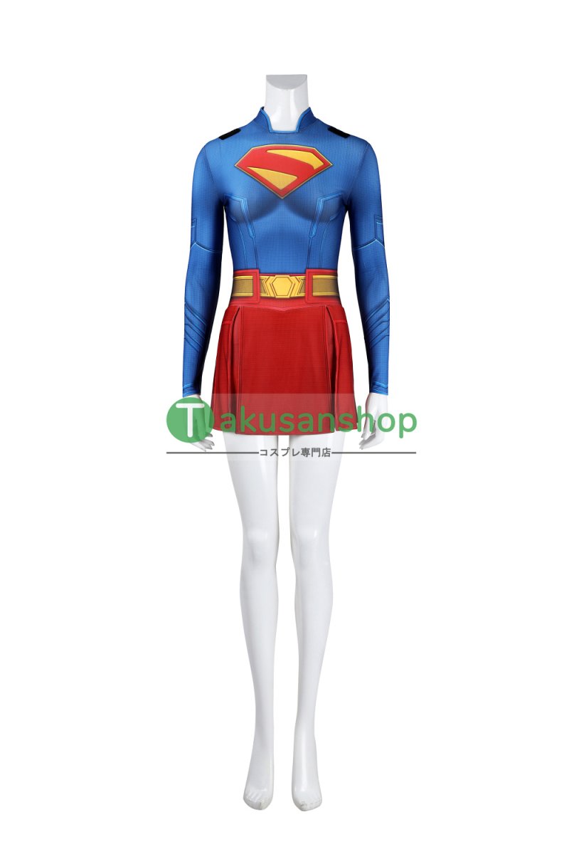 画像5: Superman 2025映画 スーパーマン:レガシー  スーパーガール Supergirl  風 全身タイツ コスチューム コスプレ衣装 (5)