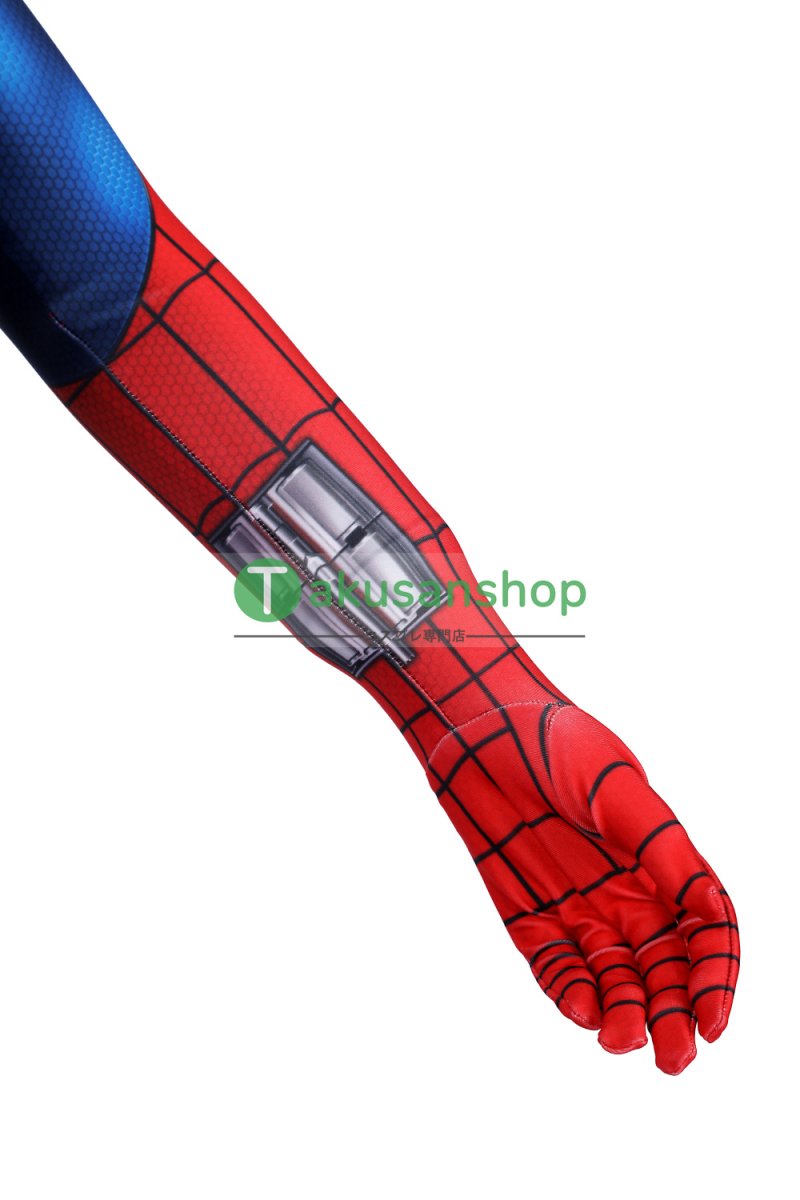 画像12: 子供向 Spider-Man スパイダーマン：ブランド・ニュー・デイ ピーター・パーカー 風 全身タイツ コスチューム コスプレ衣装 (12)
