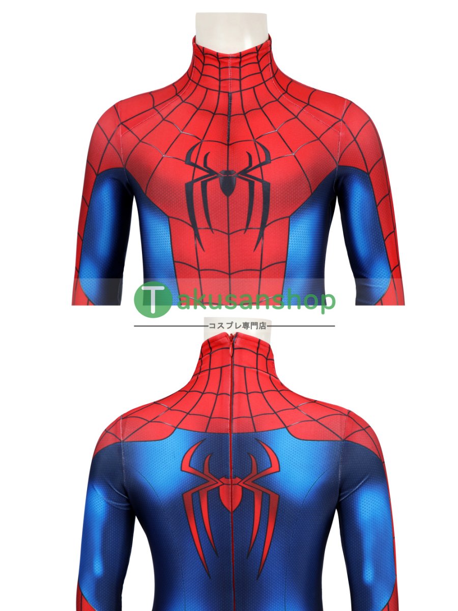 画像7: 子供向 Spider-Man スパイダーマン：ブランド・ニュー・デイ ピーター・パーカー 風 全身タイツ コスチューム コスプレ衣装 (7)