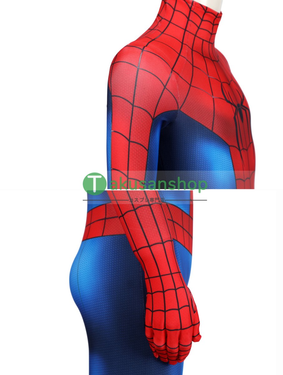 画像8: 子供向 Spider-Man スパイダーマン：ブランド・ニュー・デイ ピーター・パーカー 風 全身タイツ コスチューム コスプレ衣装 (8)