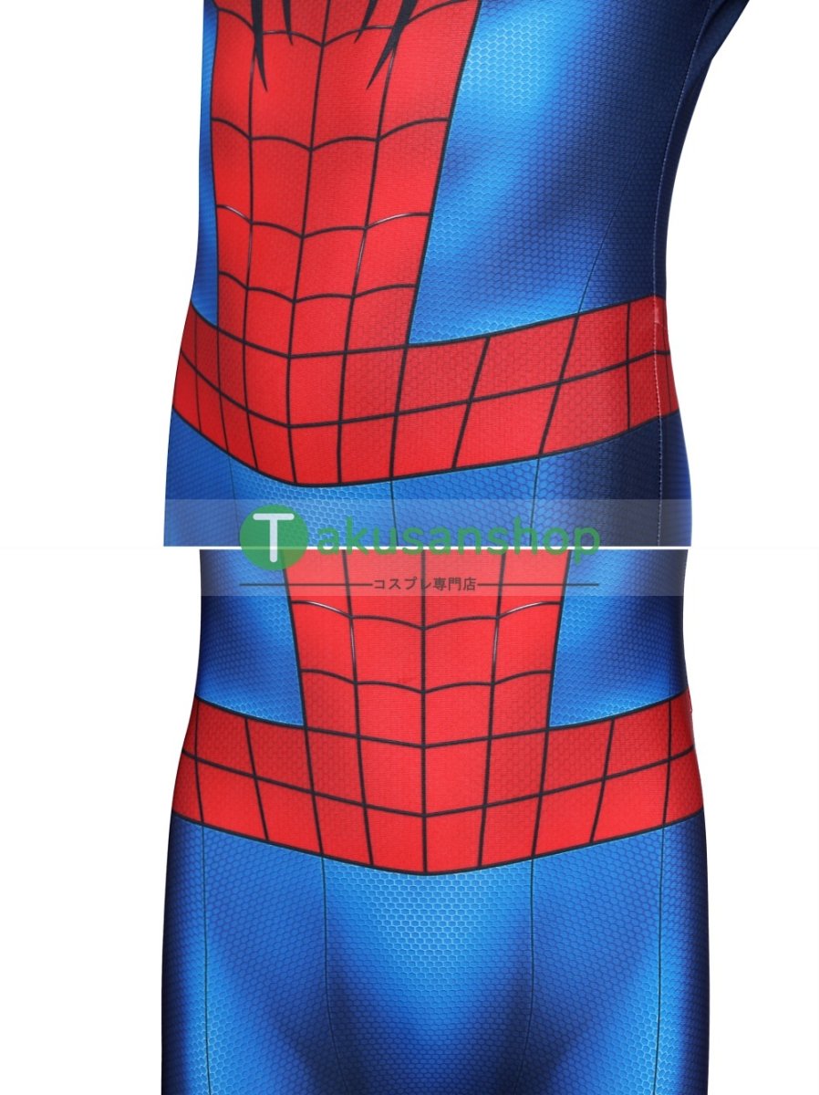 画像9: 子供向 Spider-Man スパイダーマン：ブランド・ニュー・デイ ピーター・パーカー 風 全身タイツ コスチューム コスプレ衣装 (9)