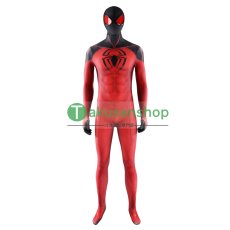 画像1: スパイダーマン スカーレットスパイダー スーツ  風 全身タイツ コスチューム コスプレ衣装 (1)