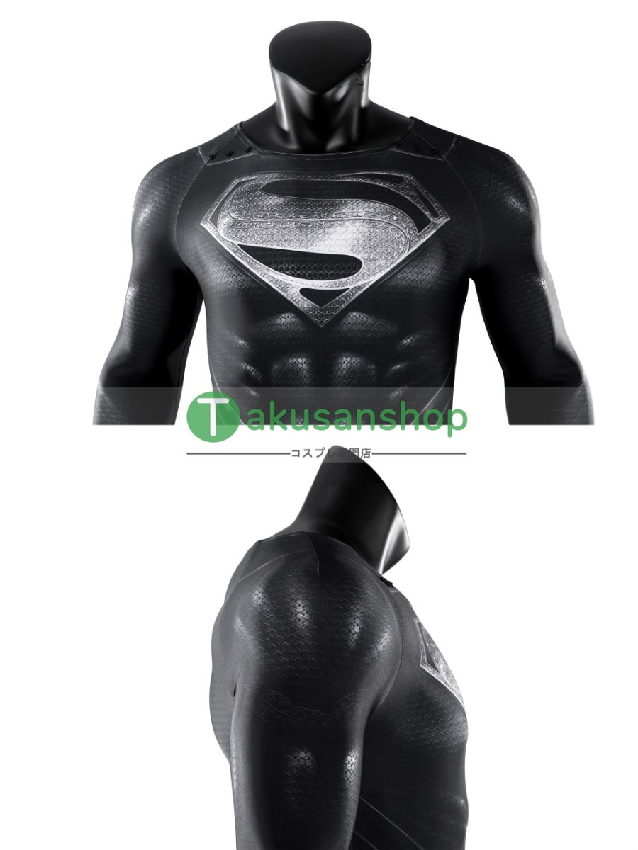 画像9: ジャスティス・リーグ  Superman  スーパーマン   クラーク・ケント  風 コスチューム コスプレ衣装 (9)