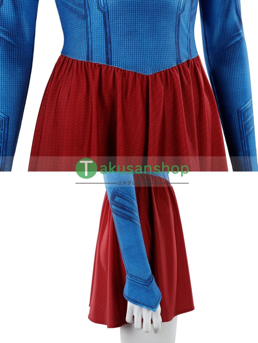 画像17: Supergirl スーパーガール  カラ・ゾー＝エル  風 コスチューム コスプレ衣装 (17)