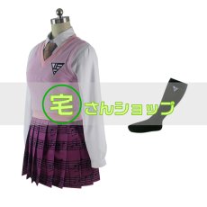 画像2: ニューダンガンロンパV3 みんなのコロシアイ新学期  赤松楓 制服  コスプレ衣装 (2)