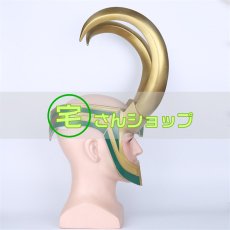 画像3: マイティ・ソー/バトルロイヤル ロキ 風 マスク ヘルメット コスプレ道具 (3)