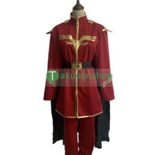 ジークアクス シロウズ シャア・アズナブル コスプレ 衣装 ウィッグ付き ジークアクス シロウズ シャア・アズナブル コスプレ 衣装 ウィッグ