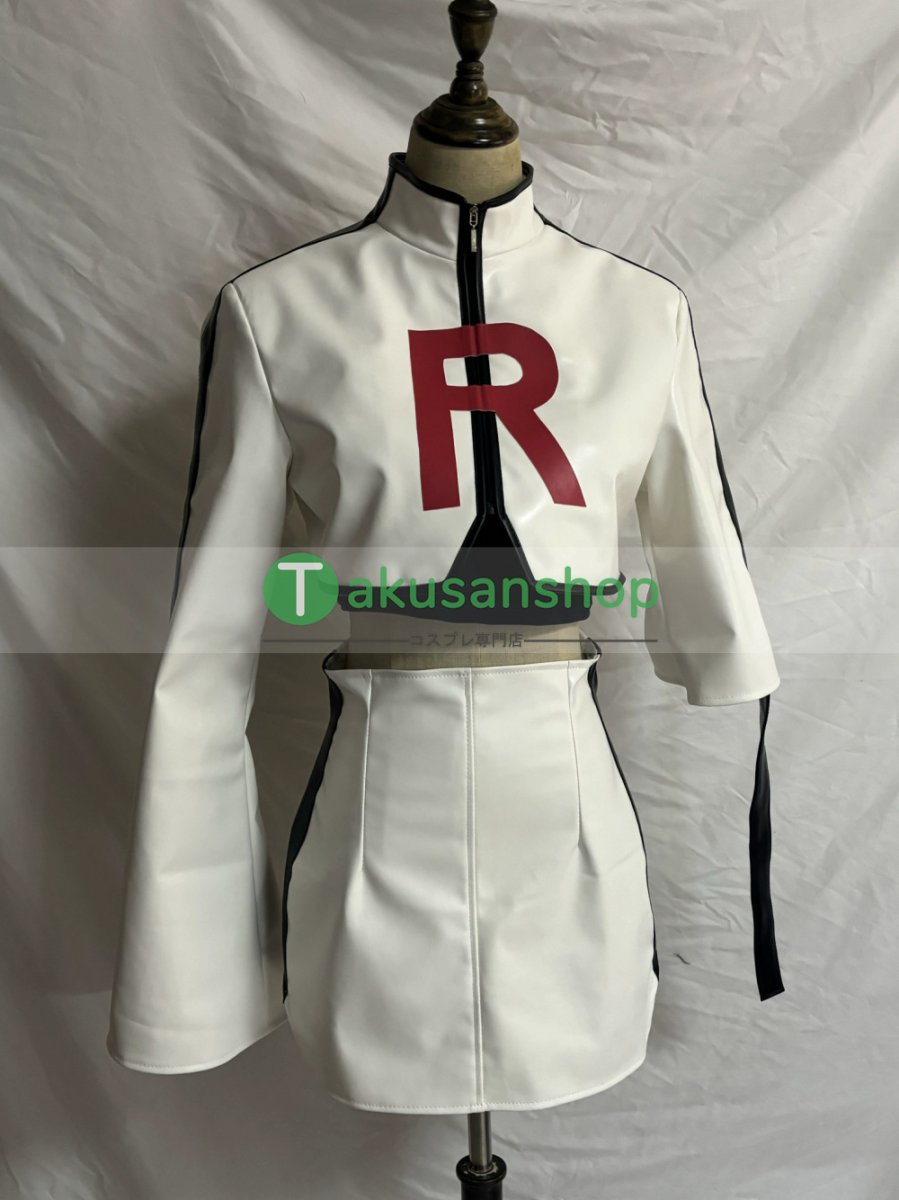 画像2: ポケットモンスター ロケット団 ムサシ  風 コスチューム コスプレ衣装 オーダーメイド (2)