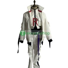 画像1: ポケットモンスター ロケット団  コジロウ  風 コスチューム コスプレ衣装 オーダーメイド (1)