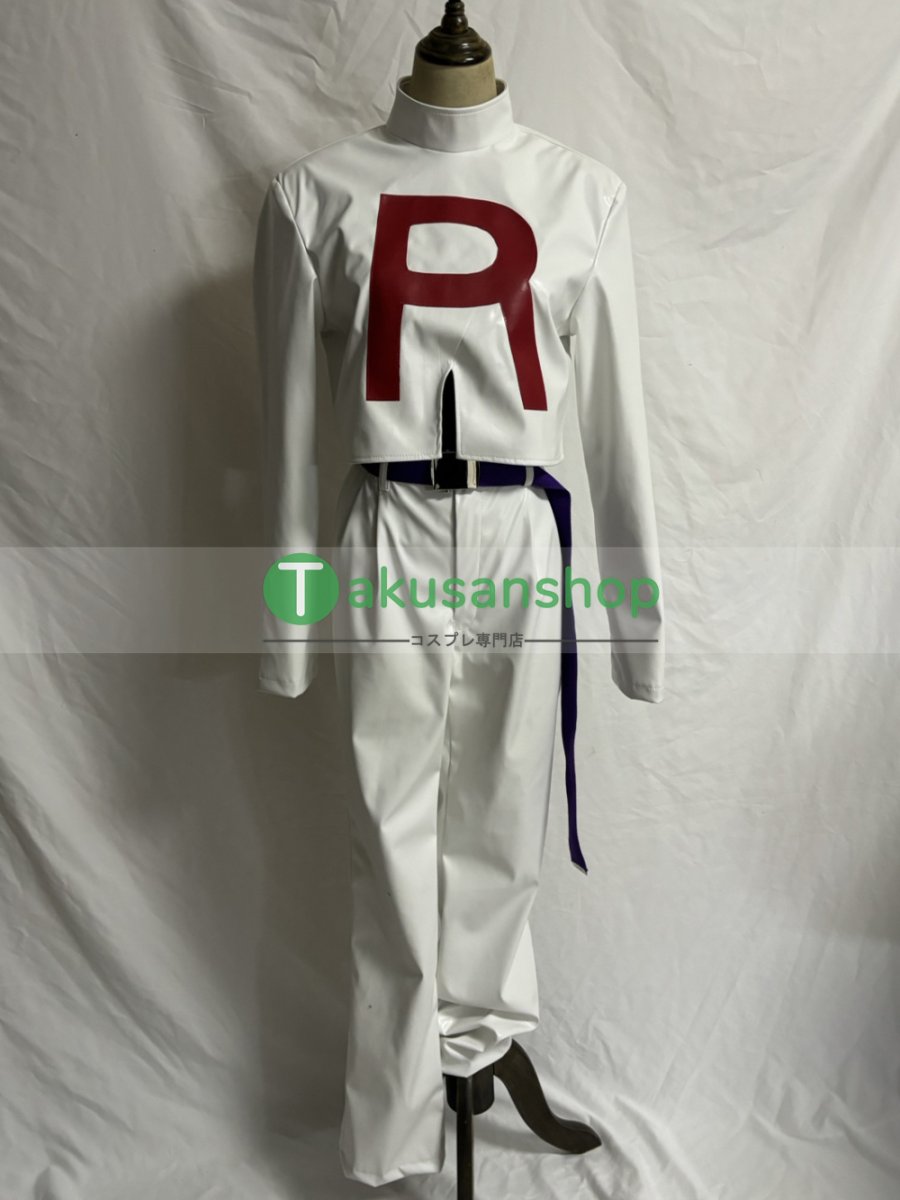 画像4: ポケットモンスター ロケット団  ムサシ コジロウ  風 コスチューム コスプレ衣装 オーダーメイド (4)