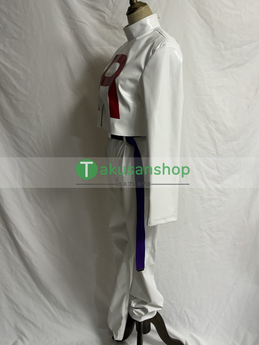 画像5: ポケットモンスター ロケット団  ムサシ コジロウ  風 コスチューム コスプレ衣装 オーダーメイド (5)