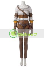 画像2: ウィッチャー3：ワイルドハント CIRI シリ 靴付き コスプレ衣装 (2)