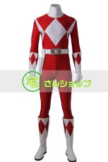 画像1: 恐竜戦隊ジュウレンジャー ゲキ  ティラノレンジャー  靴付き 風 コスチューム コスプレ衣装 オーダーメイド (1)
