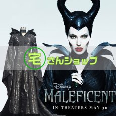 画像1: マレフィセント Maleficent  映画 マレフィセントコスプレ衣装  帽子付き　バラ売り可 (1)