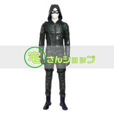 画像1: Arrow アローシーズン5 オリバー・クイーン Oliver Queen 靴付き コスプレ衣装 (1)