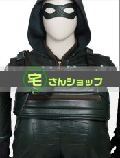 画像8: Arrow アローシーズン5 オリバー・クイーン Oliver Queen 靴付き コスプレ衣装 (8)