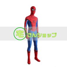 画像2: 2017映画  スパイダーマン:ホームカミング Spider Man ピーター・パーカー 靴付き コスプレ衣装  バラ売り可 (2)