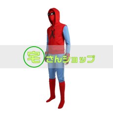 画像4: 2017映画  スパイダーマン:ホームカミング Spider Man ピーター・パーカー   コスプレ衣装  バラ売り可 (4)