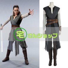 画像1: 映画 スター・ウォーズ/最後のジェダイ レイ 靴付き コスプレ衣装 バラ売り可 (1)