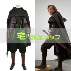 画像1: 映画 スター・ウォーズ/最後のジェダイ ルーク・スカイウォーカー Luke Skywalker 靴付き コスプレ衣装 バラ売り可 (1)