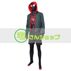 画像3: スパイダーマン: スパイダーバース Spider-Man: Into the Spider-Verse マイルズ マイルス・モラレス コスプレ衣装 バラ売り可 (3)