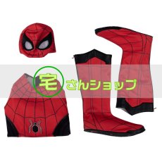 画像13:  2019映画  Spider-Man 2　スパイダーマン ファーフロムホーム ピーターパーカー   コスプレ衣装  コスプレ靴　ブーツ付き　バラ売り可 (13)