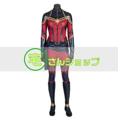 画像1: アベンジャーズ4 キャロル ダンバース  キャプテンマーベル コスプレ衣装 コスプレ靴 バラ売り可 (1)