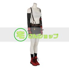 画像2: FF7 ファイナルファンタジーVII ティファ ロックハート Tifa 風 コスプレ衣装  ブーツ付き　コスプレ靴  バラ売り可 (2)