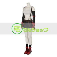 画像3: FF7 ファイナルファンタジーVII ティファ ロックハート Tifa 風 コスプレ衣装  ブーツ付き　コスプレ靴  バラ売り可 (3)