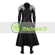 画像4: FF7 ファイナルファンタジーVII セフィロス Sephiroth 風 コスプレ衣装  ブーツ付き　コスプレ靴  バラ売り可 (4)