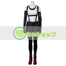 画像1: FF7 ファイナルファンタジーVII ティファ ロックハート Tifa 風 コスプレ衣装  ブーツ付き　コスプレ靴  バラ売り可 (1)