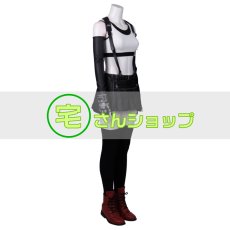 画像2: FF7 ファイナルファンタジーVII ティファ ロックハート Tifa 風 コスプレ衣装  ブーツ付き　コスプレ靴  バラ売り可 (2)