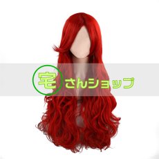 画像1: プリンセス リトル マーメイド 人魚姫 アリエル  風  コスプレウィッグ かつら cosplay wig 耐熱ウィッグ  専用ネット付   (1)