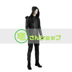 画像2: Arrow アロー シーズン8 オリバー クイーン 風 Oliver Queen  コスプレ衣装  ブーツ付き　コスプレ靴  バラ売り可 (2)