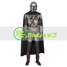 画像1: マンダロリアン  The Mandalorian    2019海外ドラマ    ヘルメット付き  靴付き コスチューム　コスプレ衣装　コスプレ靴　 バラ売り可 (1)