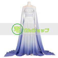 画像1: Frozen II アナと雪の女王2  アナ雪   エルサ Elsa コスチューム コスプレ衣装  (1)