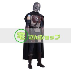 画像2: マンダロリアン  The Mandalorian    2019海外ドラマ    ヘルメット付き  靴付き コスチューム　コスプレ衣装　コスプレ靴　 バラ売り可 (2)