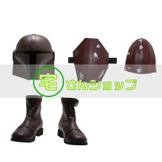 画像20: マンダロリアン  The Mandalorian    2019海外ドラマ    ヘルメット付き  靴付き コスチューム　コスプレ衣装　コスプレ靴　 バラ売り可 (20)