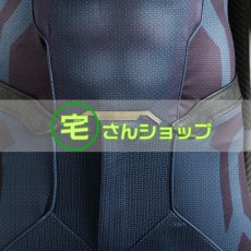 画像8: ヴィジョン 風 ワンダヴィジョン WandaVision 2020ドラマ コスチューム コスプレ衣装 コスプレ靴 ブーツ付き マスク付き バラ売り可 (8)
