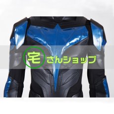 画像4: Titans タイタンズ  ナイトウィング Nightwing  風  コスチューム　コスプレ衣装 コスプレ靴  ブーツ付き  バラ売り可 (4)